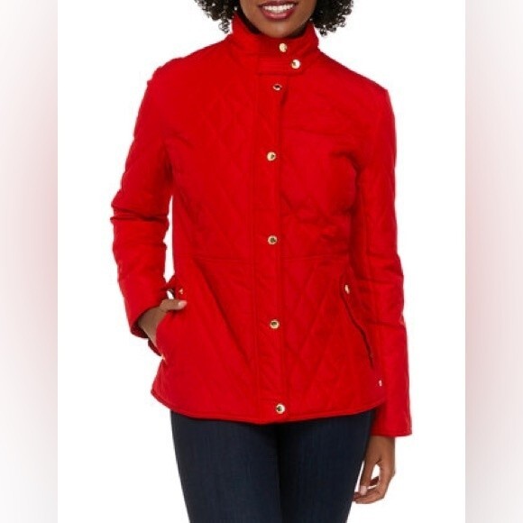 NWT Crown & Ivy™ Women's Barn Jacket. Size Petite Small. PERFECT FOR CHRISTMAS! - Picture 1 of 16